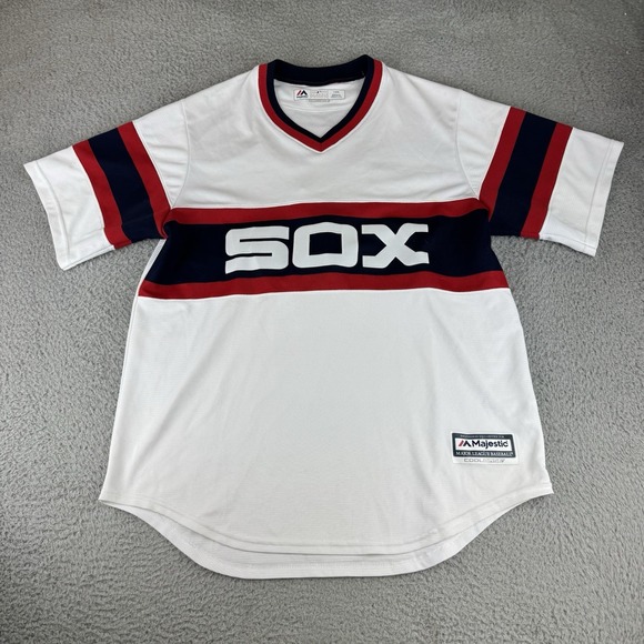Majestic Cool Base Made In Usa Chicago White Sox #27‎ Giolito Baseball Jersey Lg